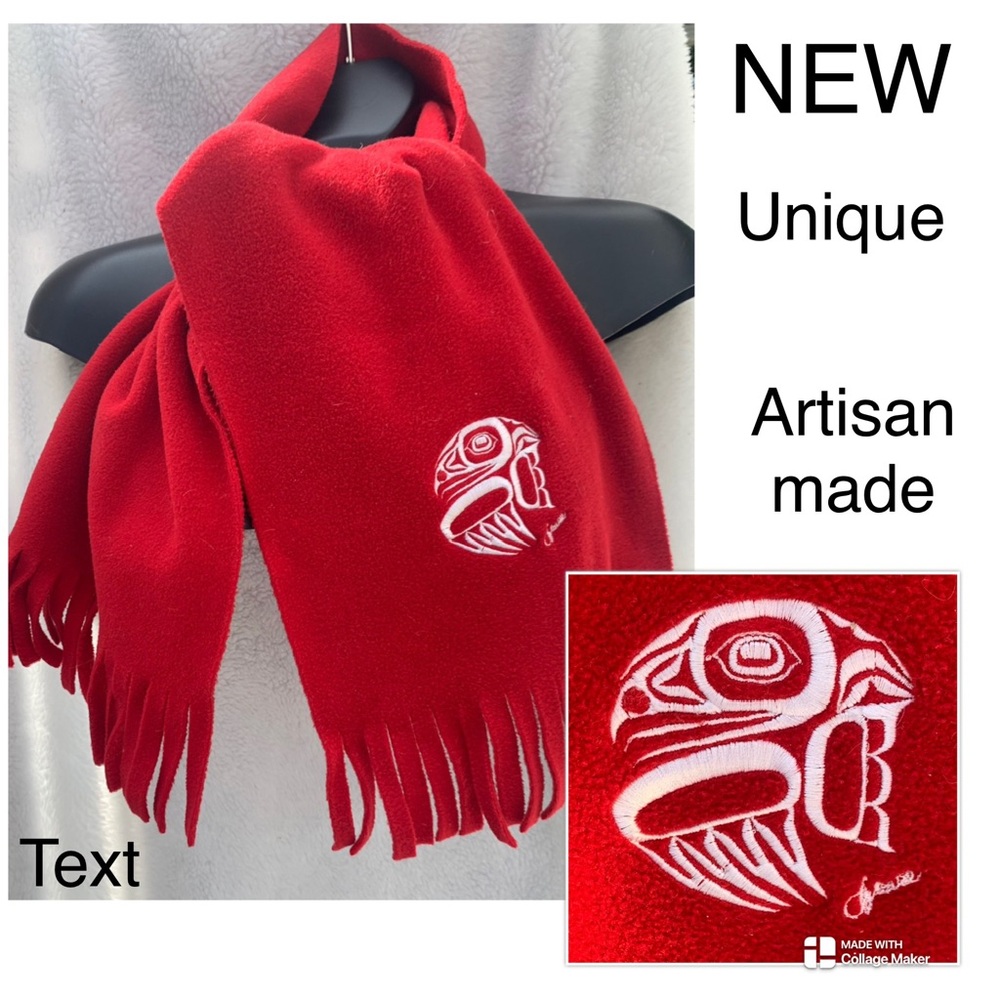 NEW 🧣 NATIVE Artisan Made Scarf with Unique Design